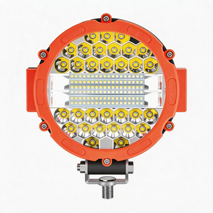 Venta al por Mayor de Faros Antiniebla LED de 7 Pulgadas y 72W, Luz Blanca y Amarilla, para Camiones, Jeeps 4X4 Todoterreno, 6000K - Product Image 1