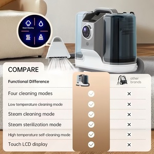 <span class=keywords><strong>Nettoyeur</strong></span> <span class=keywords><strong>vapeur</strong></span> électrique professionnel pour tapis, sec <span class=keywords><strong>et</strong></span> humide, pour la maison, la voiture, l'hôtel - Machine de nettoyage en profondeur portable - Product Image 3