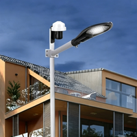 Détecteur de lumière extérieur SanJin à cellule photoélectrique AC110-240V, courant nominal 15A, étanche IP65, temps de réponse 0,3-0,5s, support mural pour