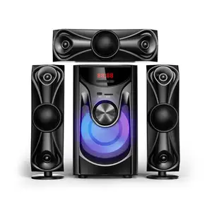 3.1 multimedya Hifi ses ev sinema hoparlörü müzik çalar ses sistemi 3.1 Surround sineması Dj şarkıları sinema