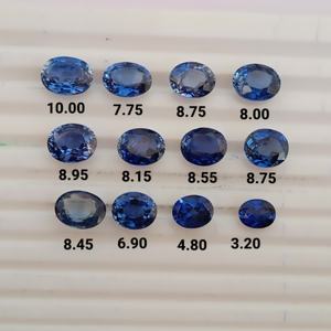 Zafiro Azul Cultivado en Laboratorio, Corte Ovalado, Gema Suelta de Calidad Premium para Joyería Fina, para la Elaboración de Joyas - Product Image 6