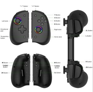 YS37 nuovo stile interruttore joycon Gamepad luci magiche joycon Gamepad accessorio gamepad sinistro e destro controller di <span class=keywords><strong>gioco</strong></span> mobile - Product Image 4
