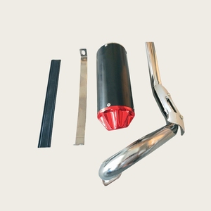 Cono de escape de aleación de aluminio, adecuado para la modificación de accesorios de tubos de escape de motocicletas todoterreno Apollo Huayang - Product Image 4