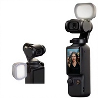 Mini lampe de remplissage LED magnétique rechargeable pour caméra Pocket 3, avec batterie intégrée de 200 mAh, 3W, 2800k-6500k, pour M21 ABS