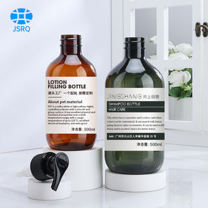 500 मिलीलीटर पालतू प्लास्टिक कॉस्मेटिक डिस्पेंसर बोतल स्टॉक चाय ग्रीन हैंड सैनिटाइजर लोशन और दूध के लिए पंप सीलिंग के साथ ग्रीन हैंड सैनिटाइजर - Product Image 3
