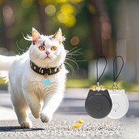 Nouveauté : Traceur intelligent anti-perte pour animaux de compagnie (chiens, chats, chatons) avec Bluetooth 5.0, matériau ABS, alarme bidirectionnelle, mini-clé pour animaux, autonomie de 1 an
