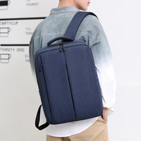 Sac à dos étanche et fin pour ordinateur portable, léger, respirant, antivol, pour voyages d'affaires, collège, école, convient aux ordinateurs de 15,6 pouces