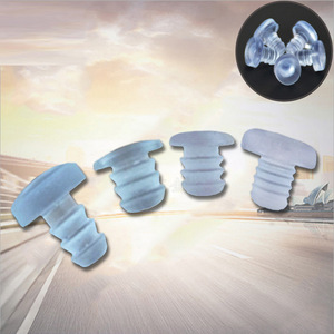 Patins en caoutchouc transparents anti-collision 4mm 5mm 5.3mm, protections souples pour pieds de meubles, anti-poussière, usage intérieur - Product Image 1