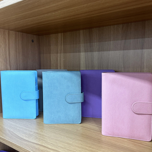 Nhà Máy Bán Buôn Chất Lượng 6 Nhẫn Refillable Vải Mô Hình Ngân Sách Chất Kết Dính Tiền Mặt Phong Bì Ngân Sách Tiền Mặt Ví Kế Hoạch Máy Tính Xách Tay - Product Image 1