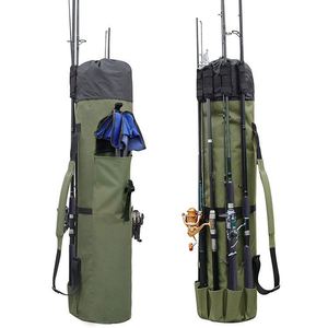 Sac de transport et d'organisation pour cannes à pêche et moulinets en toile durable, certifié BSCI - Contient 5 cannes et leur matériel - Product Image 4