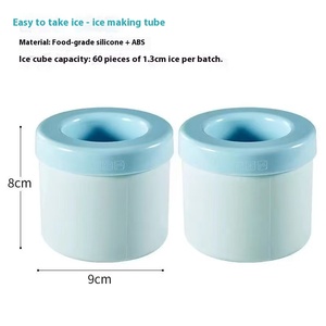 Venta caliente bandeja de cubitos de <span class=keywords><strong>hielo</strong></span> de silicona portátil de congelación rápida con tapa para uso doméstico y de viaje - Product Image 4