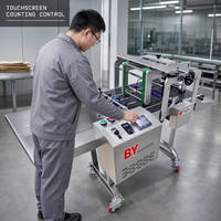 Mesin Paging Tas Kompatibel dengan Printer TTO dengan Konveyor Sabuk Vakum 500mm, Kecepatan 60m Per Menit dan Penghenti Hopper Kosong