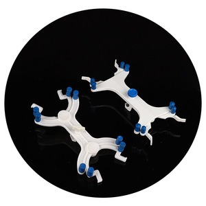 Soporte de titulación Hongcheng con abrazadera de 20 orificios de aluminio de doble cara para uso con buretas - Product Image 4
