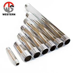 Raccordi per Tubi Cromati, Connettori Maschio Dritti in Ottone Galvanizzato, Raccordi Sanitari per Tubazioni - Product Image 4