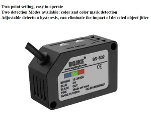 Hoge Snelheid Optische Sensor Voor Kleurdetectie Groene Rgb Kleur Sensor Detector Herkenning Afdrukken Kleurmarkering Sensor Fotocel