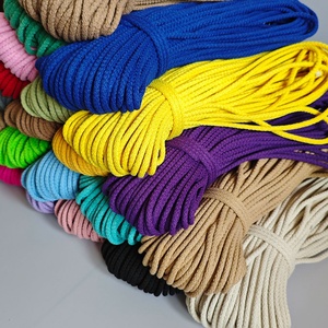 <span class=keywords><strong>Corde</strong></span> en <span class=keywords><strong>Coton</strong></span> Tressé Zigzag de 5,5 mm pour Couture de Panier, Fil Bohème pour Panier, <span class=keywords><strong>Corde</strong></span> Décorative pour Couture - Product Image 1