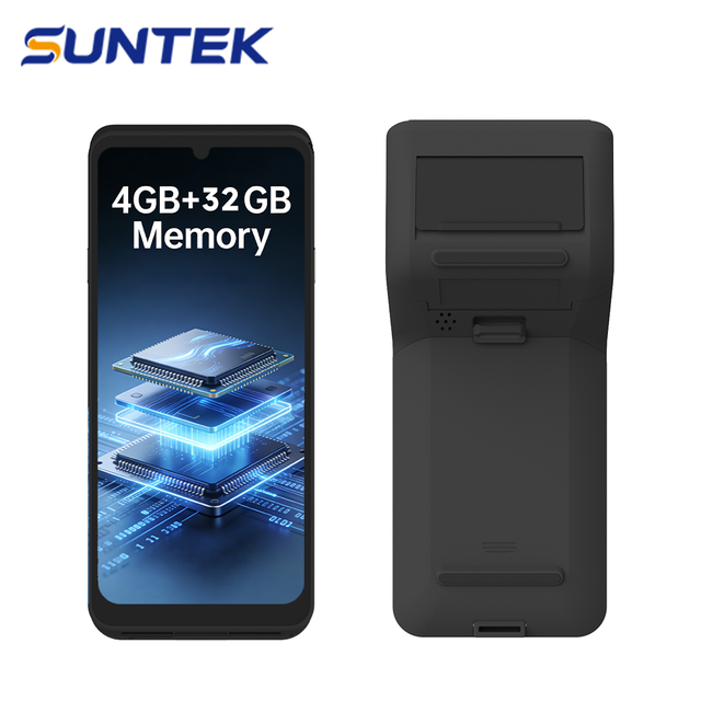 SUNTEK 6.75 Inch Portable Android Handheld Wireless POS Terminal /Mini POS System with 58mm Thermal Printer
