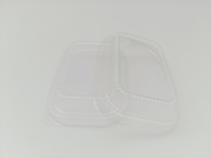 Récipient en aluminium pour moules à pain en aluminium Boîte à pouding de petite taille avec couvercle en plastique 110ml - Product Image 5