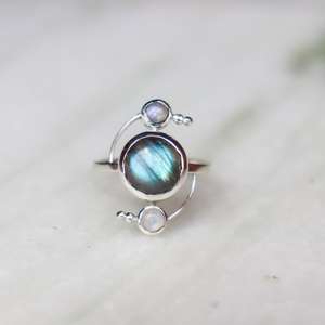 แหวนทัวร์มาลีนสีเหลืองเงิน925แบบแฮนด์เมดแนววินเทจสุดหรูสำหรับงานแต่งงานเทศกาลคริสต์มาสประดับเพชรตัดอย่างยอดเยี่ยม - Product Image 1