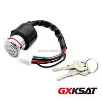 GXKSAT – Pièce de moto de haute qualité : Serrure de contact avec clé et clé de réservoir pour GX-2004, GX-GN125, GN 125