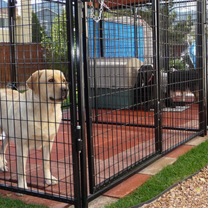 Large Heavy-Duty <strong>Dog</strong> House Run <strong>Kennel</strong> Cage Breathable Rainproof Waterproof Roof Multiple Outdoor Enclosure Fencing Trellis Gates - Product Image 1