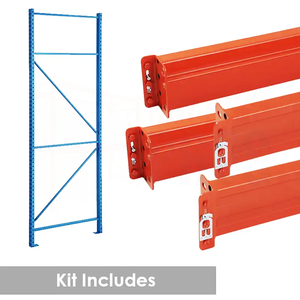 ชั้นวางพาเลทแบบเลือกน้ำหนักได้จากเหล็กกวงเคลือบผงด้วยไฟฟ้าสถิตรับประกัน1000-6000lbs 5ปี - Product Image 3