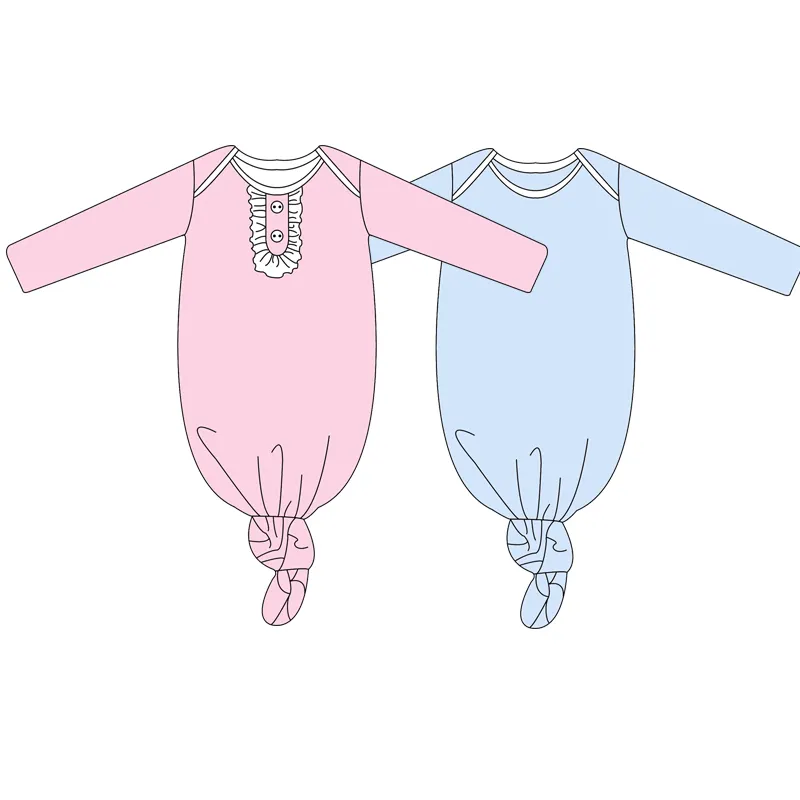 Mais recentes projetos vestido para crianças dorminhoco algodão personalizado inverno noite vestido bebê dormir saco