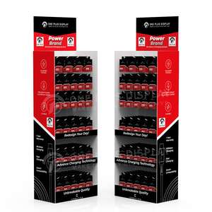 Tùy chỉnh POS điện thoại di động sạc tai nghe điện tử hiển thị sóng tầng thường vụ Pegboard có thể gập lại tông móc hiển thị - Product Image 6