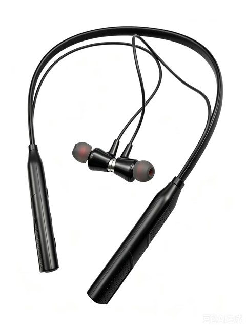BT-MH08 JL Chipset Sports Neckband Earphone for 5.4 ENC Noise Cancellation Digital Display Waterproof Wireless Earphones