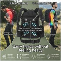 Sac à dos tactique modulaire personnalisé avec 3 sous-sacs détachables, grande capacité, léger, respirant, résistant à l'eau, en nylon Oxford