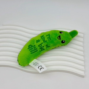 Juguete de Peluche con Sonido para Perros, Juguete Masticable con Forma de Verdura para Mascotas, Juguete Interactivo para Perros con Bordado Divertido - Product Image 3