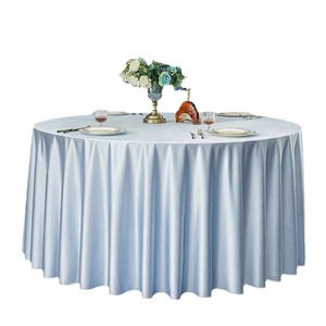 Tovaglia Personalizzata per Hotel e Ristoranti, Tessuto Satinato Spesso in Poliestere per Tavoli Rotondi da Banchetto e Matrimonio - Product Image 5