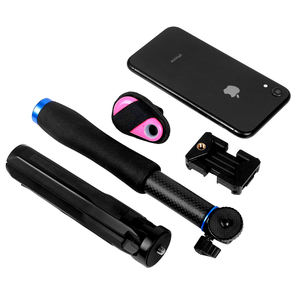 ไม้เซลฟี่ Yusen Mini หมุนได้ 360 องศา พร้อมขาตั้งกล้อง คาร์บอนไฟเบอร์ รีโมทคอนโทรล ที่วางโทรศัพท์แบบพับได้ สำหรับอุปกรณ์มือถือ ความยาว <span class=keywords><strong>800</strong></span> มม. - Product Image 4