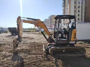 Mini excavadora usada SANY SY35U SY26U SY55C SY16C SY18U, excavadora sobre orugas para granja forestal, uso en interiores, engranaje de caja de cambios de motor central - Product Image 2