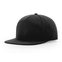 Fabricant OEM de casquettes de sport en gros, casquette de golf personnalisée, imperméable, avec trous découpés au laser, perforée, 7 panneaux, patch en caoutchouc, casquette snapback