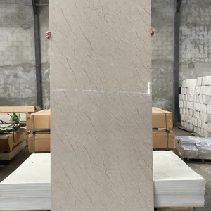 Panel de Pared de PVC Imitación Mármol de 3mm, Resistente al Fuego, Directo de Fábrica, Duradero, Impermeable y Fácil de Limpiar, para Decoración de Paredes de Sala de Estar - Product Image 4