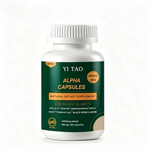 Cápsulas Alpha, Suplemento Herbal de Alta Potencia para Aumentar la Energía y la Concentración en Hombres, 60 Cápsulas Blandas - Product Image 1