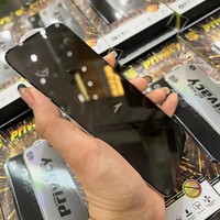 Kaca Tempered Privasi untuk iPhone 18 17 16 15 Pro Max 14 Plus 13 12 OG ESD Aluminium Tinggi Anti-statis Anti-SPY Pelindung Layar
