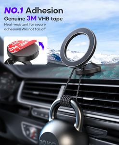 Accesorios de <span class=keywords><strong>Interior</strong></span> de coche Soportes de teléfono Móvil magnético Pegajoso Nueva aleación Plegable Soporte de teléfono de coche magnético Rotación 360 - Product Image 5