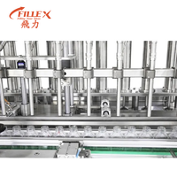 Machine de remplissage pour bouteilles réutilisables, 4/6/8/10 têtes entièrement automatique, ligne de Production d'huile