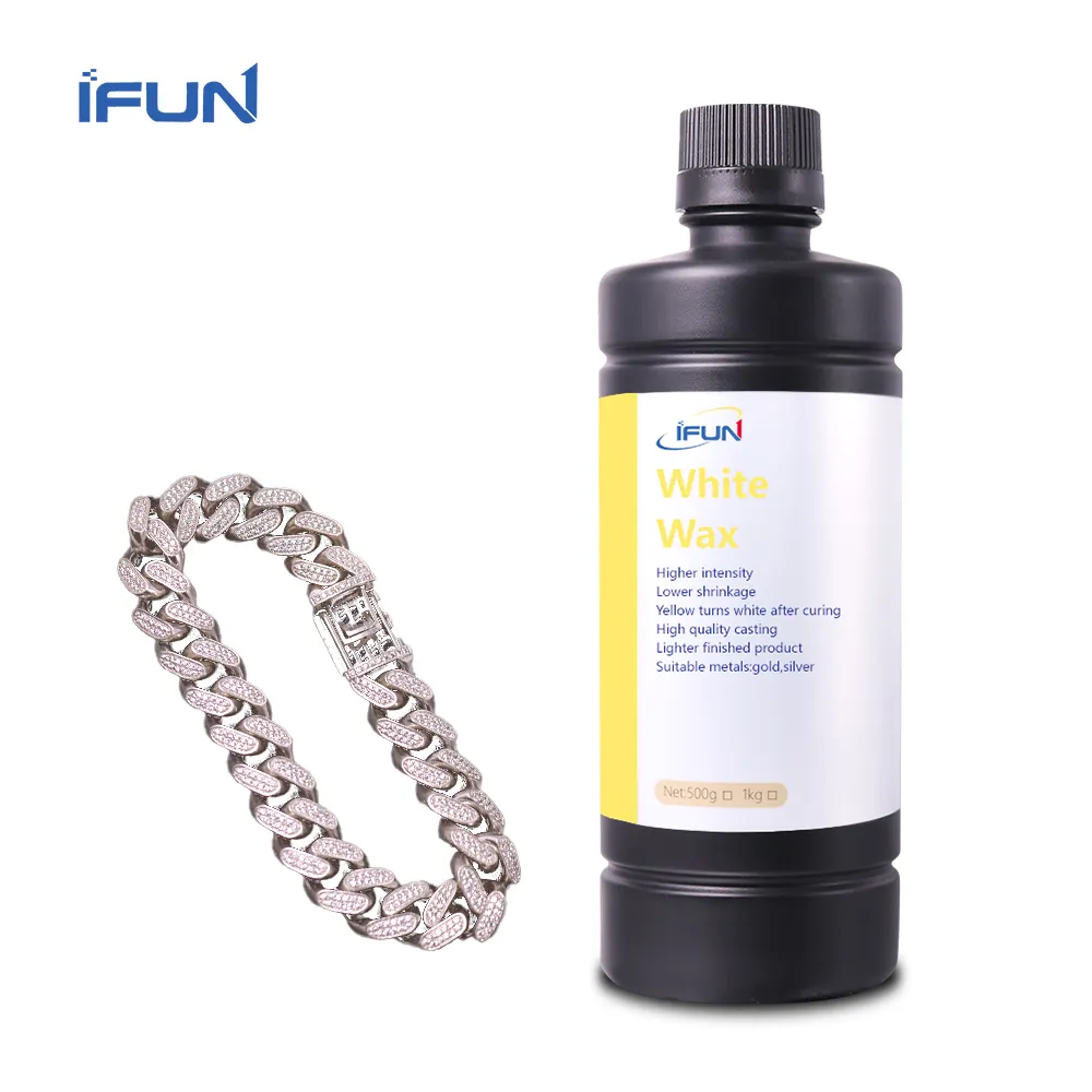 IFUN takı Castable balmumu takı döküm reçine tamamen yanık 3D yazıcı Castable reçine üretimi için