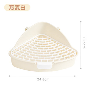 Litière d'angle triangulaire pour lapin bébé, chinchilla, petit cochon d'Inde, <span class=keywords><strong>furet</strong></span> - Product Image 2