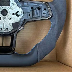 Volante de Cuero para Coche <span class=keywords><strong>VW</strong></span> Volkswagen Golf 6 Golf 7 7.5 <span class=keywords><strong>GTI</strong></span> R MK7 para <span class=keywords><strong>VW</strong></span> <span class=keywords><strong>Polo</strong></span> <span class=keywords><strong>GTI</strong></span> Jetta Passat B8 Tiguan Sharan Touran - Product Image 4