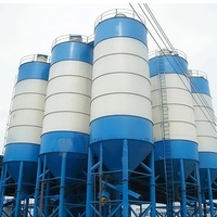 Silo Verticale per Cemento in Polvere, Stabile e Robusto, per Officine di Produzione di Malte Secche