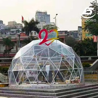 Tente transparente de dôme géodésique ronde claire d'igloo de jardin pour la partie