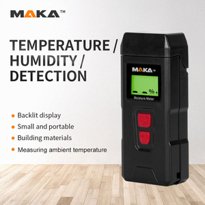 MAKA-medidor <span class=keywords><strong>digital</strong></span> de humedad de madera, medidor de humedad, medición de temperatura ambiente - Product Image 2