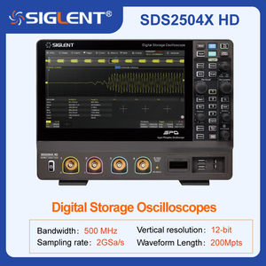 Độ phân giải cao siglent sds2104x HD 4 kênh 2gsa/S 200MHz kỹ thuật số dao động với phong phú dữ liệu phân tích chức năng - Product Image 6