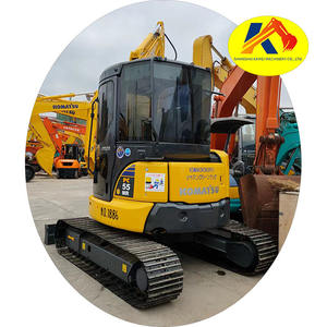 Mini-excavatrice de 5,5 tonnes d'occasion Komatsu Pc55 Japon PC55 PC55MR PC40 PC50 à vendre - Product Image 1