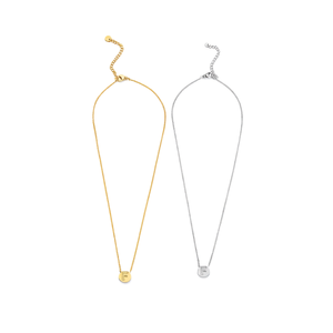 Collana con ciondolo Angelina, lettera F, catena a serpente, gioielli minimalisti alla moda per donna, da indossare tutti i giorni - Product Image 1
