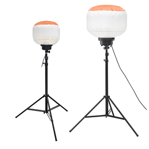 Tour d'éclairage gonflable réglable en hauteur (1,6 m - 3,8 m) avec trépied, 60W - 1000W, pour événements, mariages, travaux, mines et chantiers de construction - Product Image 1
